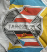 oo069 - original c1976 Warsaw Pact manoeuvres TARCZA (shield) in Poland participant commemorative scarf