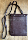 gw006 - c1930s WW2 era Soviet Red Army RKKA brown leather Kartentasche - map case