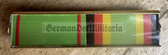 is050 - 2 place paper medal ribbon bar - Stasi & Grenztruppen Border Guards - senior NCO rank or junior Officer rank