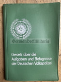 wb050 - c1971 Lawbook to govern VP VoPo Volkspolizei police rules & regulations in the DDR
