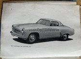 ac983 - c1959 IFA Wartburg 311 car user manual - illustrated - East German car - very scarce