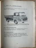 ac982 - c1969 IFA Barkas B1000 van user manual - illustrated - East German car/transporter