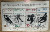 ad012 - West German postage stamps set - c1972 Olympic Winter Games in Munich