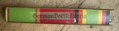 is006 - 3 place paper medal ribbon bar - Grenztruppen or Stasi - senior NCO rank or junior Officer rank