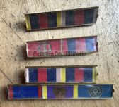is057 - 3x place paper medal ribbon bars -Feuerwehr Fire Service - Spares or Repair
