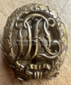 wm006 - pre 1934 DRL Reichssportabzeichen - German Sports badge - full size in Bronze