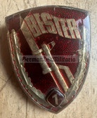 wm008 - NVA Army Bester Badge with repeat number - worn on uniforms