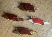 om251 - complete East German Kampfgruppen BESTER badges set