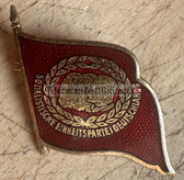 oa001 - East German Communist Party 40 years SED membership honour badge - glass enamel c1960's model