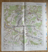 map017 - original East German NVA Army tactical map - c1987 CESKA KAMENICE- CSSR Czechoslovakia