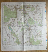 map019 - original East German NVA Army tactical map - c1986 FREITAL in Saxony