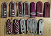 bc011 - mixed lot of East German Feuerwehr Fire Service shoulder boards - Bargain Corner
