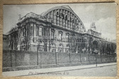 ad030 - THE OLYMPIA IN LONDON KENSINGTON - WW1 postcard published by German POW's to raise funds - unusual