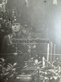 ad034 - Allgemeine SS funeral with honour guards photo - c1934 dated