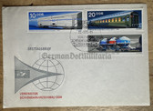od130 - East German First Day Cover with stamps and special cancellation - Trains & Locomotives built in the DDR