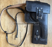 gw104 - East German flare gun holster with pistol lanyard - NVA marked
