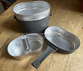 wo296 - NVA, Grenztruppen, BePo, etc complete field mess tin kit