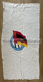 gw131 - original DSF German Soviet Friendship Society flag banner - cotton - 51" x 26"