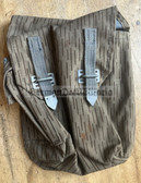 wo396 - NVA & Grenztruppen AK mag pouch in Strichtarn - straight, side pocket for cleaning kit & strap for stripper clips