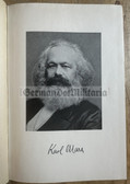 ad051 - c1964 2-volume East German set - Karl Marx & Friedrich Engels selected works - weighs 1.7kg