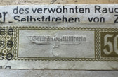 ad049 - original German WW2 packet of cigarette paper - still sealed with embossed swastika eagle - brand is Ekpyrose Dre-Pa