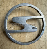 ad061 - original IFA Trabant Sachsenring works signage hood badge - metallic from c1950s/60s