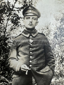 wpc016 - c1917 German WW1 NCO with Iron Cross - portrait photo