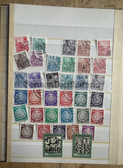 ad075 - East German postage stamps album - mostly 1950s - DDR, West Germany, Soviet Union, Hungary, Indonesia, China and others
