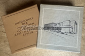 ad093 - c1987 miniature book - Volkspolizei Officer College 'Karl Liebknecht' in Berlin - German language edition