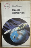ad086 - c1985 East German book - Space exploration - manned stations - current and future