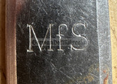 ad077 - 2 - original MfS (Stasi, Staatssicherheit) marked canteen spoon cutlery