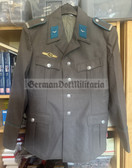 lwo011 - NVA Air Force conscript Uniform Jacket - Gefreiter rank with vehicle driver/mechanic qualification clasp- size m52