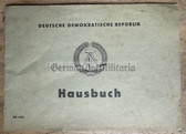 ob067 - East German Hausbuch - records of inhabitants at an address for Stasi & Volkspolizei use
