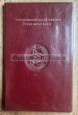 od067 - c1970 SED party membership book for a man from Halle/Saale