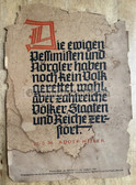ad125 - NSDAP Wochenspruch - Quote of the week - April 1940  - Adolf Hitler