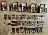 ad120 - very large collection of 1950s & 1960s Aktivist and Fuer Gute Leistungen medals