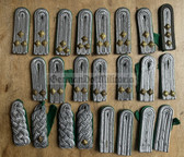 bc001 - very large lot of Grenztruppen GT Border Guards shoulder boards - Bargain Corner
