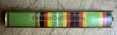 is073 - 3 place paper medal ribbon bar - Grenztruppen Border Guards - senior NCO rank or junior Officer rank