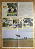po024 - c1980s NVA recruitment poster - Air Force/Air Defence NCO Unteroffizier