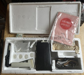 wo018 - c1989 dated East German RFT UET720 military walkie talkie radio phone in box with warranty book