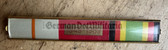 is005 - 3 place paper medal ribbon bar - NVA or Stasi or Grenztruppen Border Guards - senior NCO rank or junior Officer rank