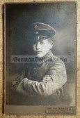 ad166 - German WW1 soldier studio portrait photo - on cardboard