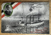ad171 - German Navy Commerce Raider Kreuzer Emden - German postcard from 1915
