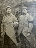 ad177 - WW1 era French Army soldiers photo including medica