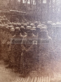 ad200 - German WW1 postcard - troops with steel helmets ready for battle - might be a photo?