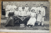ad208 - c1915 German WW1 soldiers with nurses