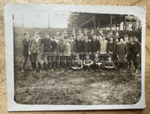 ad227 - c1918 German school boys in uniform group photo