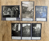 ad231 - group of German WW1 NCO's photos with dates and captions