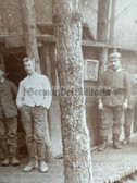 ad237 - German WW1 soldiers photo with Pickelhaube