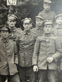 ad250 - German WW1 soldiers with medal ribbons group photo